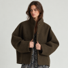 SeeuSoon abrigo lana verde oversize