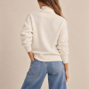 Solocascmir jersey cuello alto crudo 100% cashmere - Imagen 2
