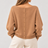 Solocasmir jersey camel botones - Imagen 2