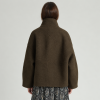 SeeuSoon abrigo lana verde oversize - Imagen 3
